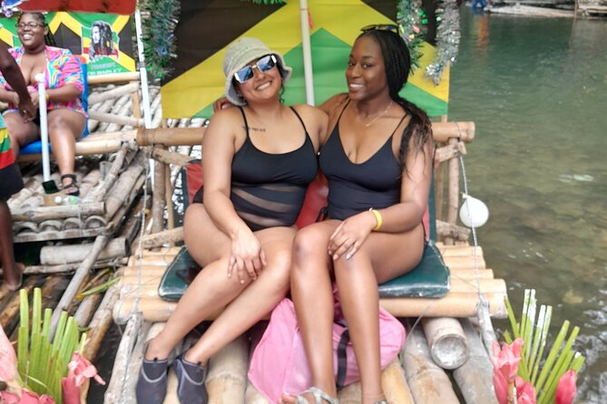 Bamboo rafting with Limestone Foot Massage free rum taste - Arriving at Lethe River Bamboo Rafting