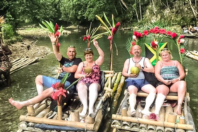 Bamboo River Rafting Limestone Foot Massage & Bottle of Rum Punch - Reaching Lethe from Montego Bay