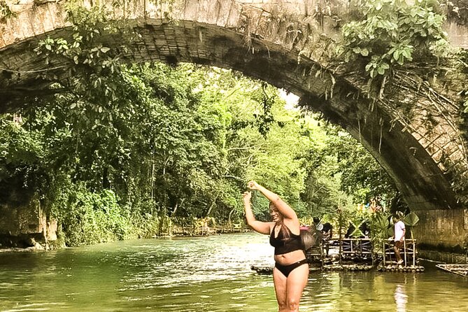 Bamboo River Rafting Limestone Foot Massage & Bottle of Rum Punch - The natural limestone foot rub