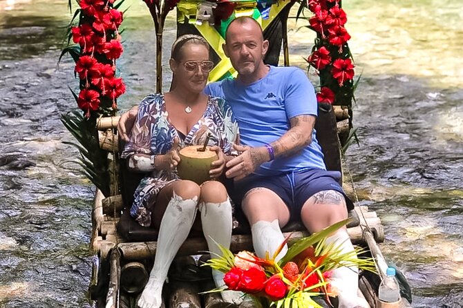 Bamboo River Rafting Limestone Foot Massage & Bottle of Rum Punch - What the Great River ride feels like