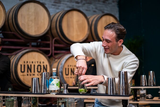 Cocktail workshop @ Spirited Union Rum Co. (Amsterdam) - Making three cocktails at your own station