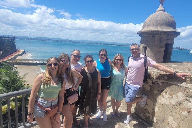 Intensive Old San Juan Opulent Coffee/Rum/Tastings Walking Tour - Calle de la Fortaleza and the umbrella street