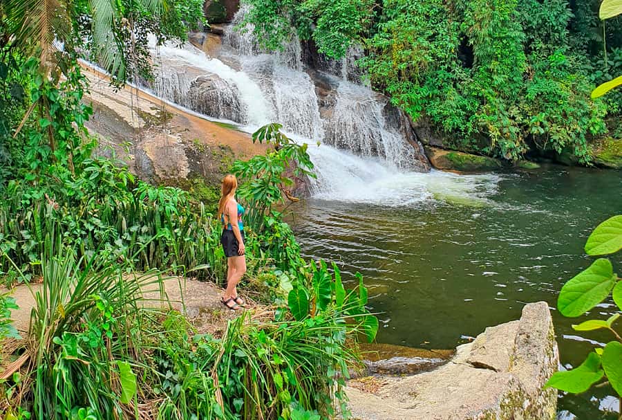 Paraty: Jungle Waterfalls and Cachaça Distillery Jeep Tour - Pedra Branca Waterfall and the forest trail