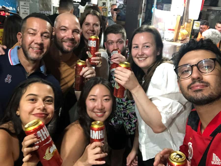 Rio: Pub Crawl in Lapa with Cachaça Tasting and Live Samba - Starting with four kinds of cachaça