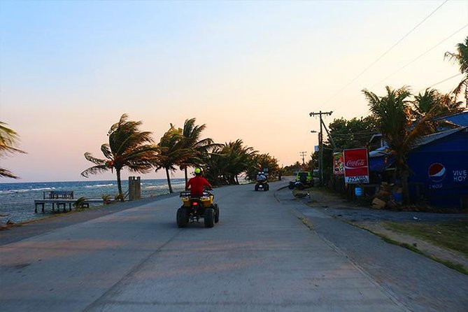 Roatan ATV Sightseeing, Sloth & Monkeys, Chocolate & Rum Factory - Getting started with the ATV ride