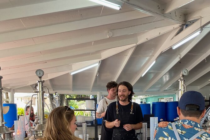 Rum Making Masterclass Galleon Beach Antigua 2 People per Station - Learning how rum is made