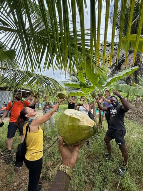 St. Lucia: ATV Tour with Beach Ride and Rum Tasting - Banana plantations and the stop with Farmer Peter